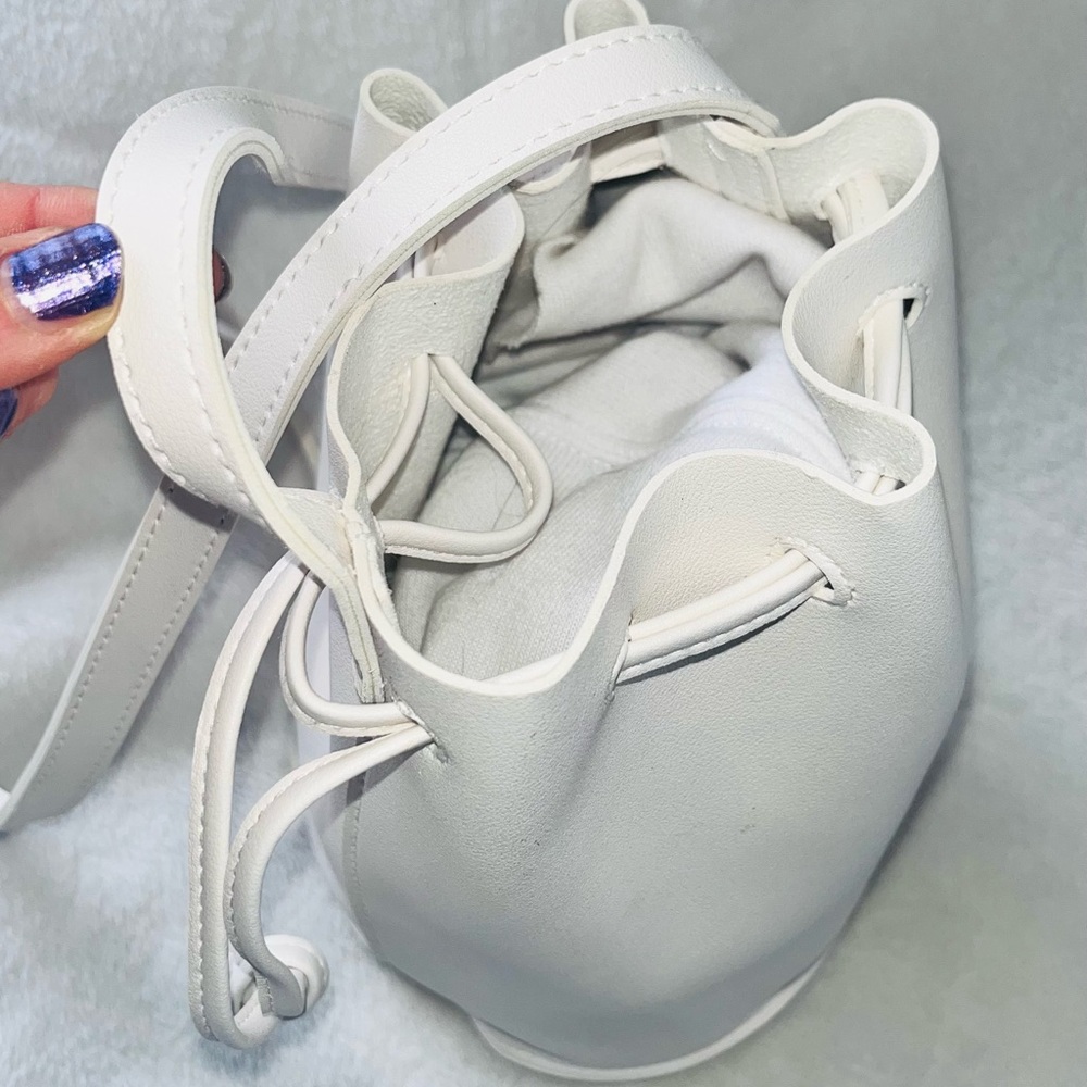 Derek Lam 10 Crosby White Leather Bucket Bag - Picture 6 of 13